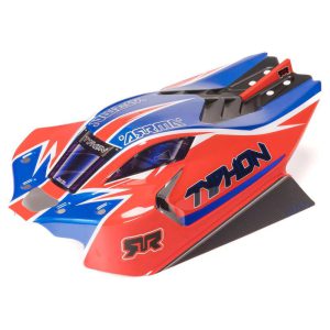 Arrma Typhon 4x4 Clipless Painted Decaled Red - ARA-2251 - Body (Clear)