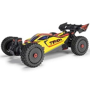 1/8 Arrma Typhon Mega 665 4WD RTR Brushed Buggy Yellow