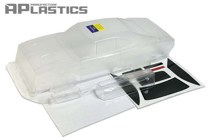 Aplastics Dodge Charger AP-CH1969 Body (Clear)