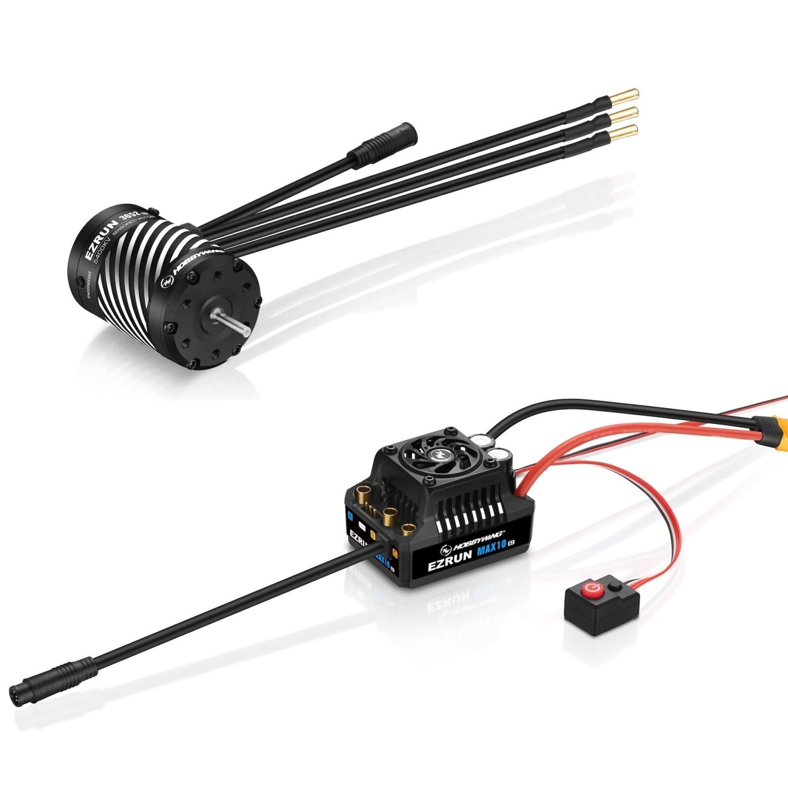 Hobbywing Combo Max10 G2 80A ESC with 3652 4100KV G3 Motor HWI38020347