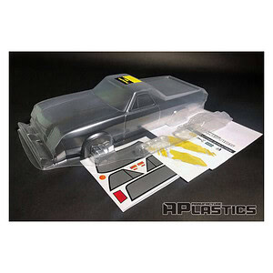 Detailed RC car body shell for racing and customization at RC Car World.