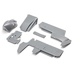 Los-i Body Panel Set Silver: 22S Sprint Car LOS-1889