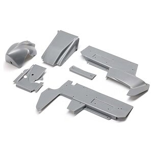 Los-i Body Panel Set Silver: 22S Sprint Car LOS-1889