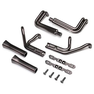 Header Set - Black Chrome: 22S Sprint