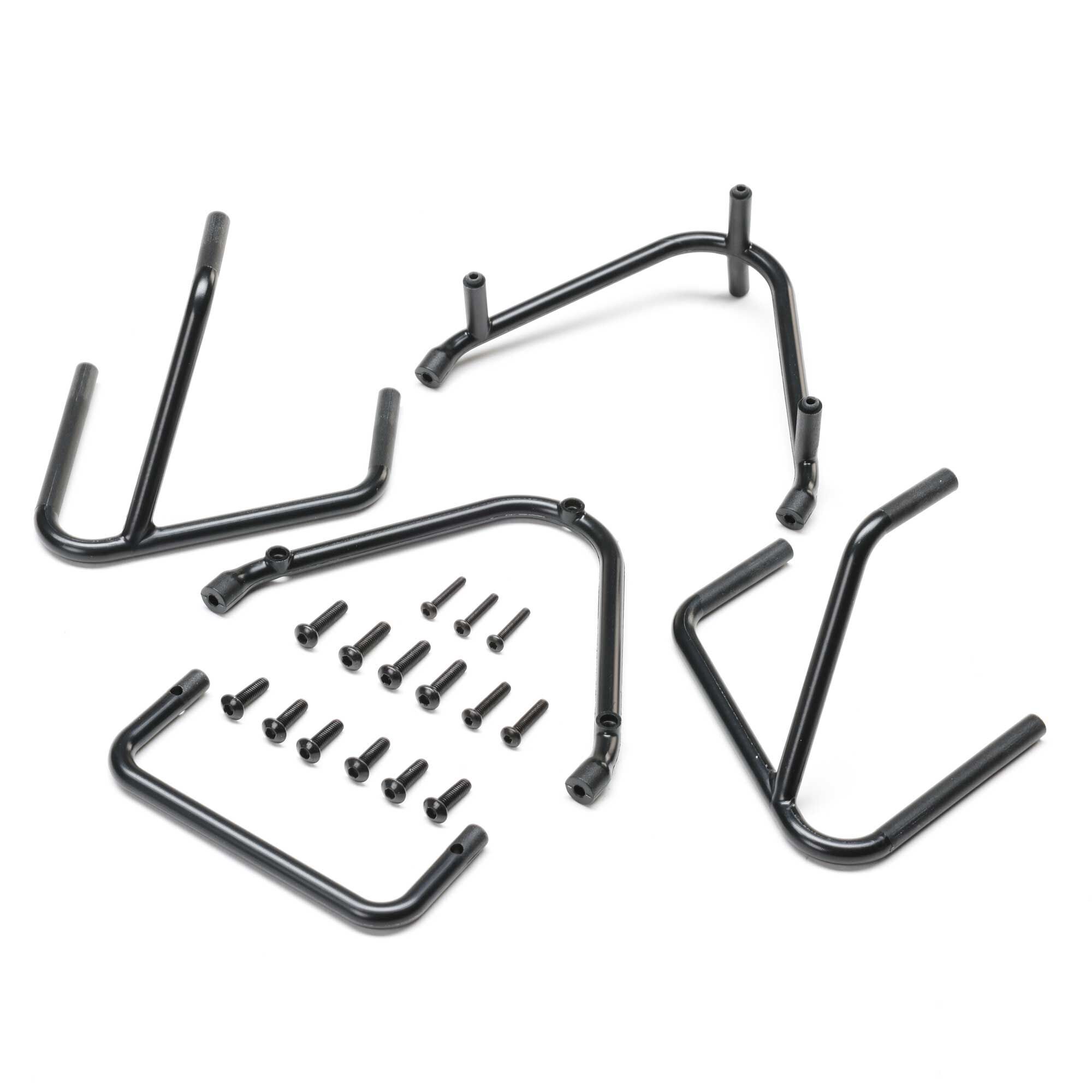 Los-i Bumper Set - Black: 22S Sprint Car LOS-1898