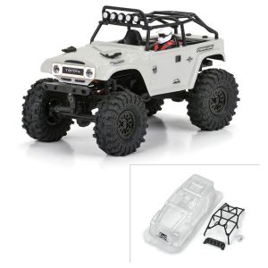 Pro-Line 1979 Toyota Land Cruiser FJ40  with Trail Cage for Axial SCX24 PRO366300 Body (Clear)