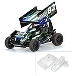 Pro-Line Sprint Car Light Weight 1/10 Panel Kit: Losi Sprint Car Body (Clear)