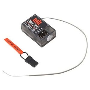 RC car receiver with antenna for remote control vehicles, high-performance automotive transmitter.