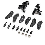 Spindle Set - Aluminum - Black: 22S Sprint