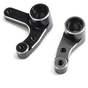 TLR Bell Crank Set - Aluminum - Black: 22S Sprint
