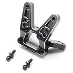 Rear Bulkhead - Aluminum - Black: 22S Sprint