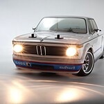 1/10 HPI Sport 3 BMW 2002 Turbo RTR 4WD Brushed Touring Car - White - hpi160937_41 1/10 HPI Sport 3 BMW 2002 Turbo RTR 4WD Brushed Touring Car - White