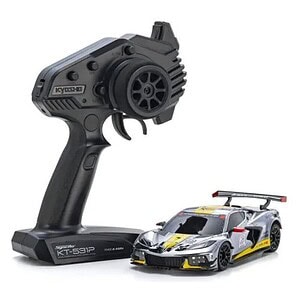 1/28 Kyosho Mini-Z Chevrolet Corvette C8.R Chrome/Yellow Kyosho America 20th Anniversary