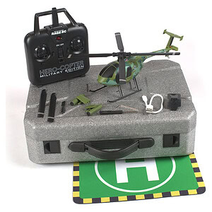 Rage RC Hero-Copter Military 4-Blade RTF Heli Marines