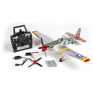 RC airplane toy with remote control, batteries, and charger, ideal for RC car and model aircraft enthusiasts.
