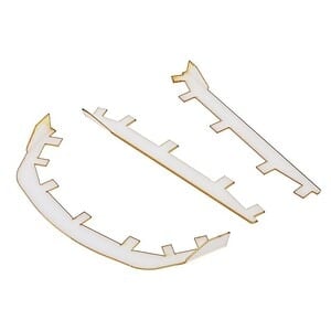 Sideways RC APlastics BMW 850i Molded Scale Splitter Set SDW-BMW850SPLT