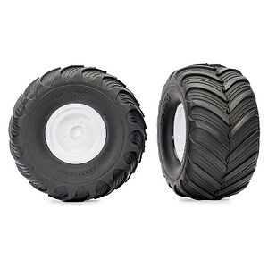 Traxxas Bigfoot 4X4 Brushless Pre-GLued Tires F/R (2)