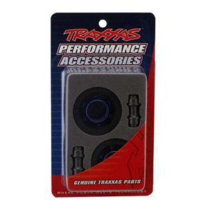Traxxas X-Maxx/XRT 4WD Aluminum Wheelie Bar Wheels (2) TRA7775X - Blue