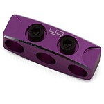 Yeah Racing 12-14AWG Aluminum Wire Organizer Clamp Purple YEA-YA-0487PP