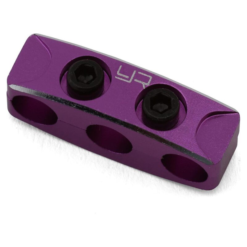 Yeah Racing 12-14AWG Aluminum Wire Organizer Clamp Purple YEA-YA-0487PP - yea-ya-0487pp1 Yeah Racing 12-14AWG Aluminum Wire Organizer Clamp Purple YEA-YA-0487PP