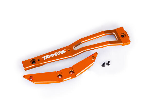 Traxxas Orange Aluminum Front Chassis Brace TRA10221-ORNG - 10221-orng-jpg Traxxas Orange Aluminum Front Chassis Brace TRA10221-ORNG