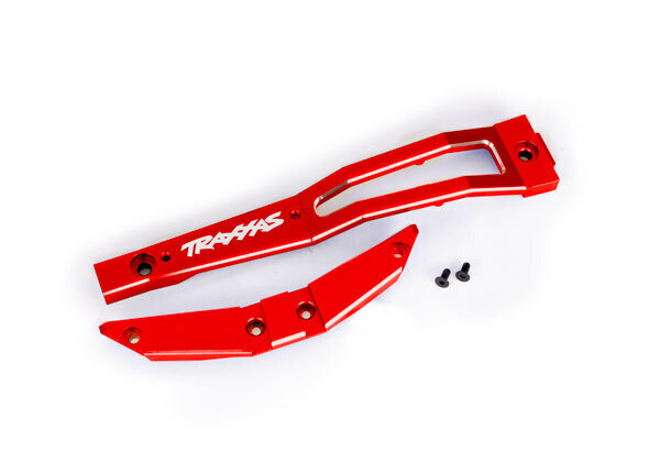Traxxas Red Aluminum Front Chassis Brace TRA10221-RED - 10221-red-jpg Traxxas Red Aluminum Front Chassis Brace TRA10221-RED
