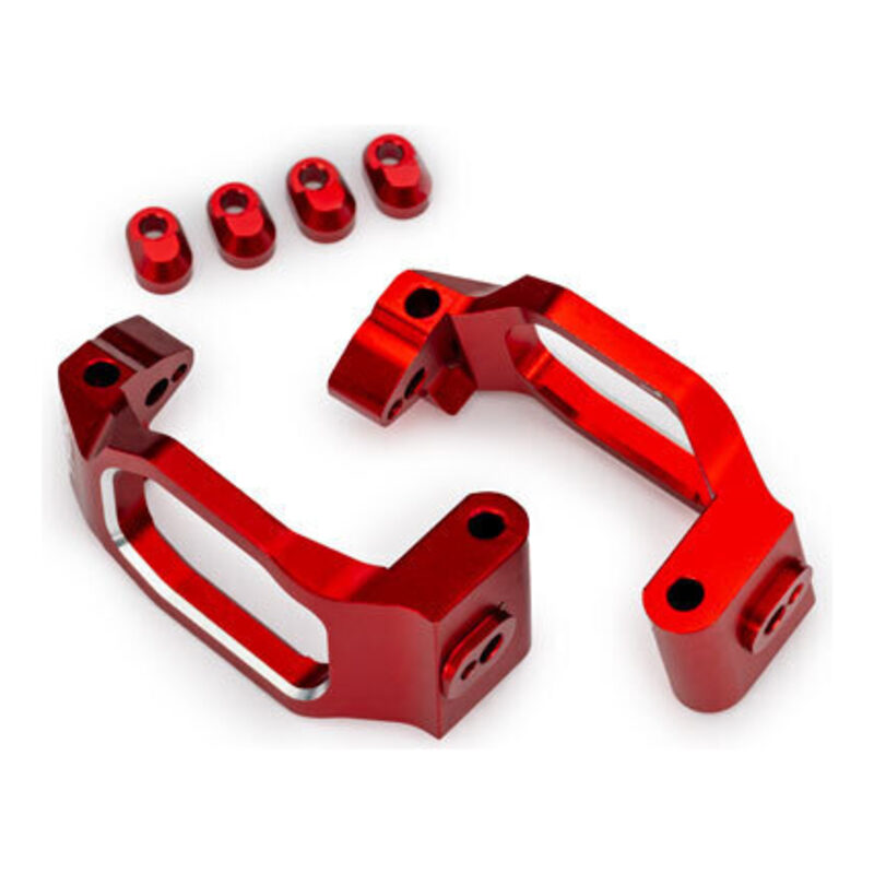 Traxxas Red Aluminum Caster Blocks (L&R) TRA10232-RED - 10232-red-jpg Traxxas Red Aluminum Caster Blocks (L&R) TRA10232-RED