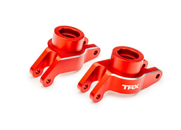 Traxxas Red Aluminum Stub Axle Carriers (L&R) TRA10252-RED