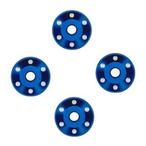 Traxxas Blue Aluminum Wheel Washers (4) TRA10257-BLUE