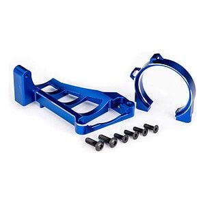 Traxxas Blue Aluminum Front and Rear Motor Mounts TRA10261-BLUE