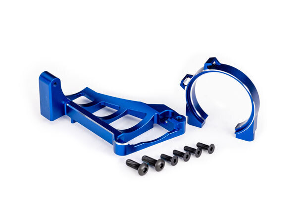 Traxxas Blue Aluminum Front and Rear Motor Mounts TRA10261-BLUE - 10261-blue-jpg Traxxas Blue Aluminum Front and Rear Motor Mounts TRA10261-BLUE