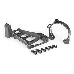 Traxxas Gray Aluminum Front and Rear Motor Mounts TRA10261-GRAY