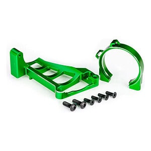 Traxxas Green Aluminum Front and Rear Motor Mounts TRA10261-GRN