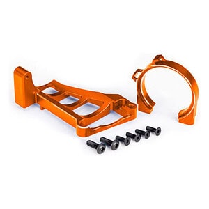 Traxxas Orange Aluminum Front and Rear Motor Mounts TRA10261-ORNG