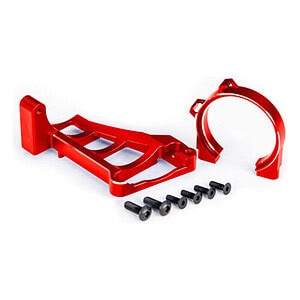 Traxxas Red Aluminum Front and Rear Motor Mounts TRA10261-RED
