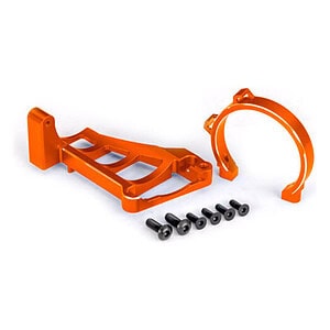 Traxxas Orange Aluminum Front and Rear Motor Mounts TRA10262-ORNG