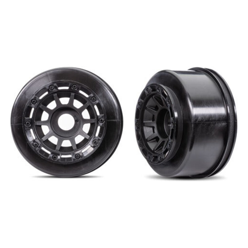 Traxxas Black Dual-Profile Multi-Spoke Wheels (2) TRA10271 - 10271-jpg Traxxas Black Dual-Profile Multi-Spoke Wheels (2) TRA10271