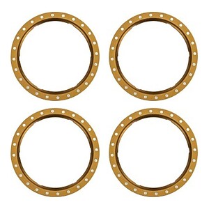 Traxxas Pro Scale Bronze Aluminum Beadlock Rings (4) TRA10276-BRNZ