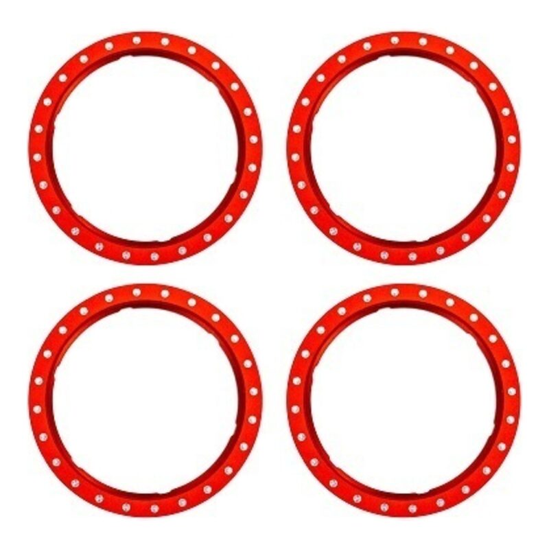 Traxxas Pro Scale Red Aluminum Beadlock Rings (4) TRA10276-RED - 10276-red-jpg Traxxas Pro Scale Red Aluminum Beadlock Rings (4) TRA10276-RED