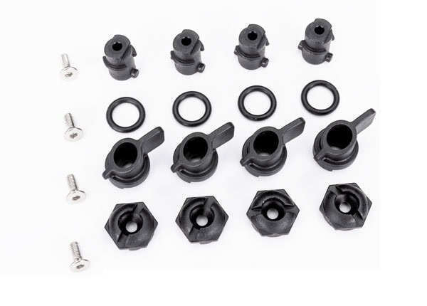 Traxxas Hatch Mount Nuts w/ Shafts & O-Rings TRA10318