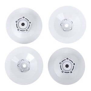 Traxxas White Wheel Discs (4) TRA10457-WHT
