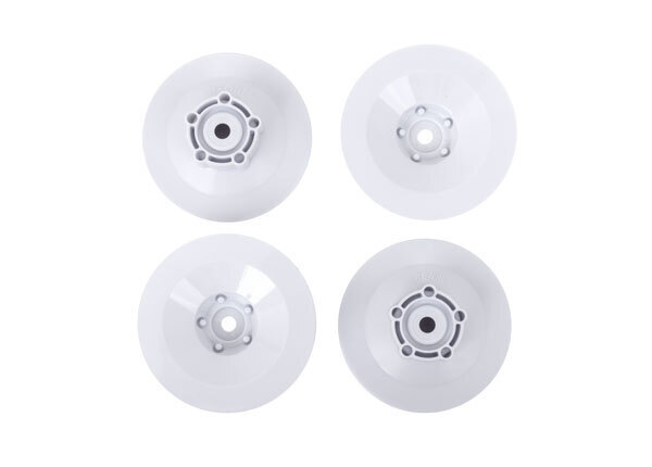 Traxxas White Wheel Discs (4) TRA10457-WHT - 10457-wht-jpg Traxxas White Wheel Discs (4) TRA10457-WHT