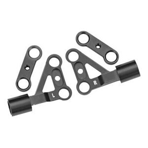 Traxxas Gray Aluminum Upper Front Suspension Arms (L&R) TRA10533-GRAY