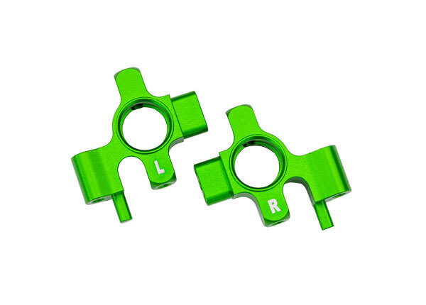 Traxxas Green Aluminum Steering Blocks (L&R) TRA10537-GRN - 10537-grn-jpg Traxxas Green Aluminum Steering Blocks (L&R) TRA10537-GRN