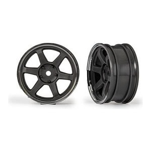 Traxxas 1.9in Gray 6-Spoke Front Wheels (2) TRA10571