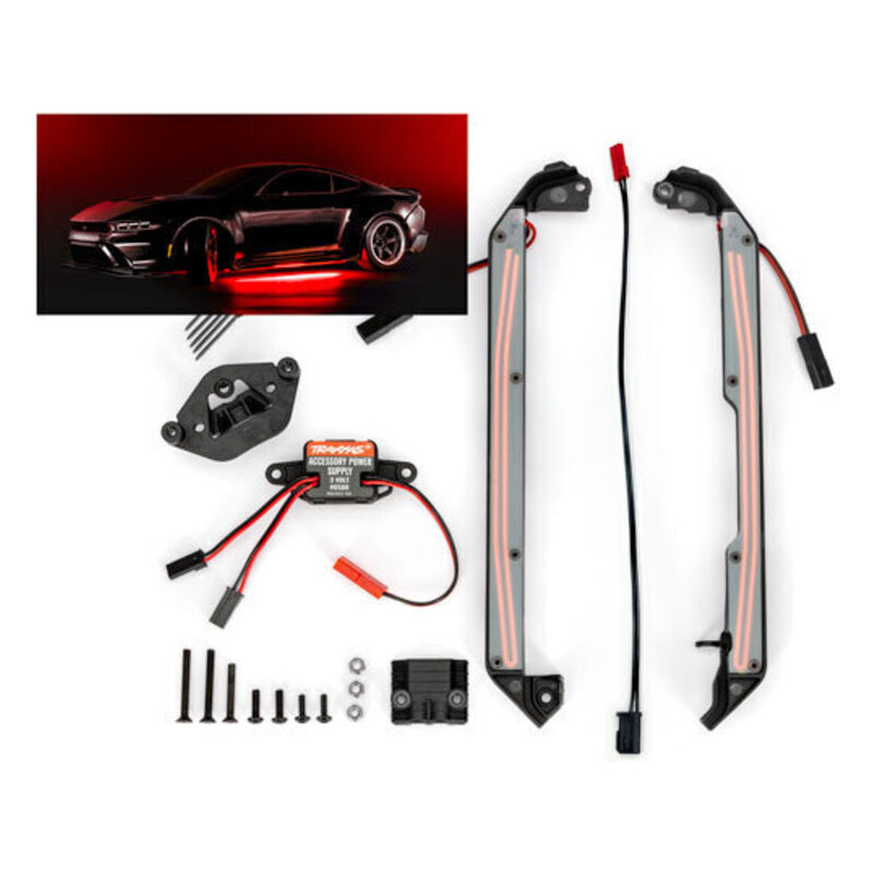 Traxxas 4-Tec Red Underbody LED Light Kit TRA10590-RED - 10590-red-jpg Traxxas 4-Tec Red Underbody LED Light Kit TRA10590-RED
