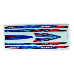 Traxxas Disruptor Hull Blue Decal Set TRA10698-BLUE