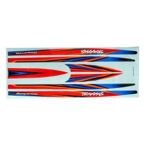 Traxxas Disruptor Hull Orange Decal Set TRA10698-ORNG