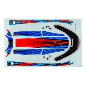 Traxxas Disruptor Hatch Blue Decal Set TRA10699-BLUE