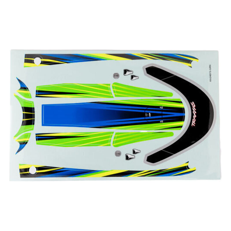 Traxxas Disruptor Hatch Green Decal Set TRA10699-GRN - 10699-grn-jpg Traxxas Disruptor Hatch Green Decal Set TRA10699-GRN